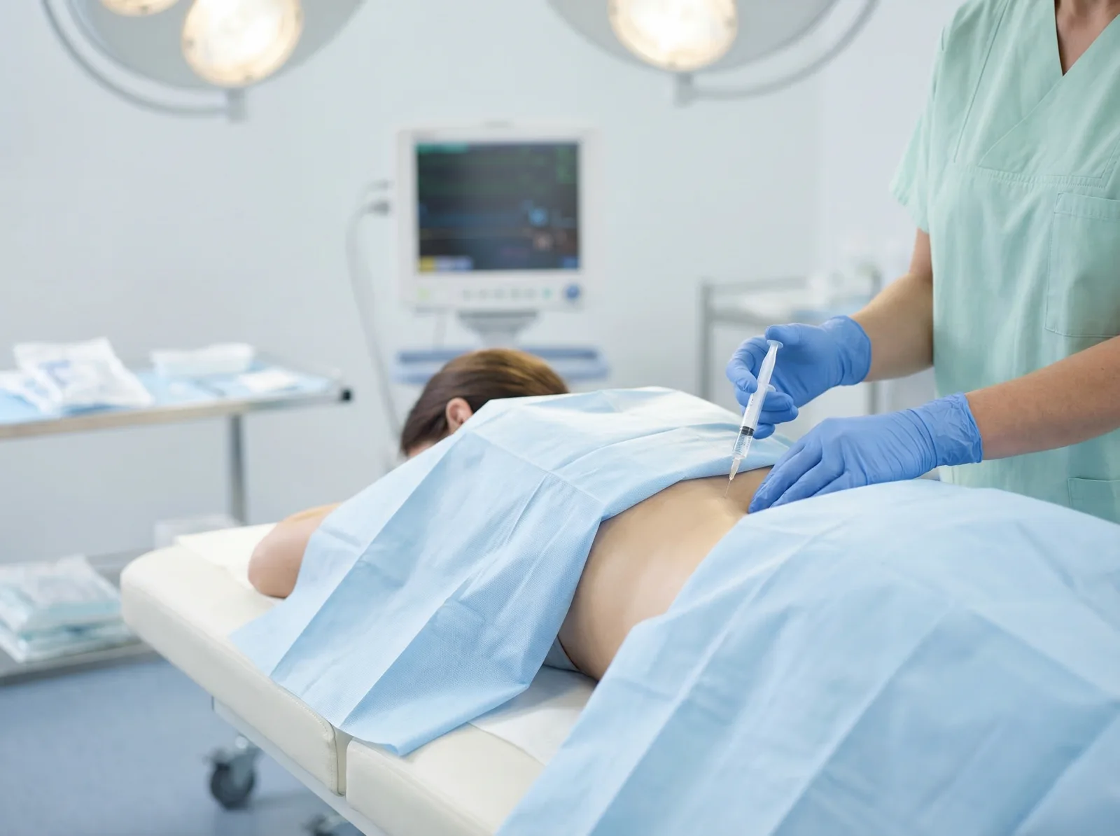 Epidural injection procedure